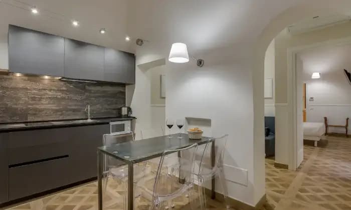 Rexer-Roma-Appartamento-con-camera-da-letto-Cucina